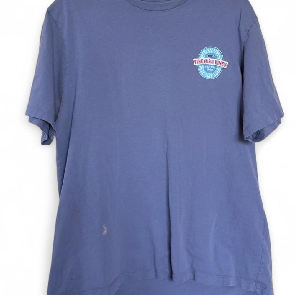 Vineyard Vines Blue Cotton Tshirt